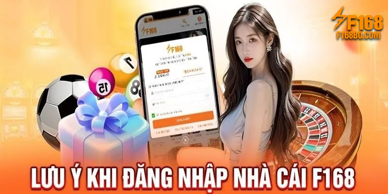 Lưu ý một số điều khi đăng nhập nhà cái F168